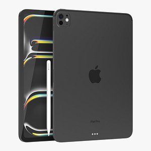 Apple iPad Pro M4 13インチ ブラック3Dモデル - TurboSquid 2229226 Apple iPad Pro M4 13インチ ブラック3Dモデル - TurboSquid 2229226