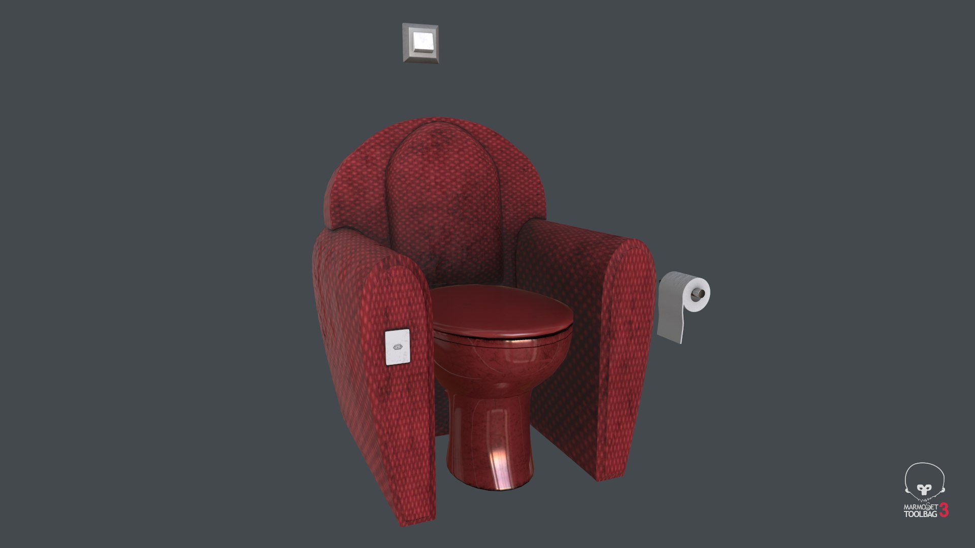 3D model Armchair Toilet - TurboSquid 1988412