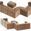 Arflex sofa 9000 Modular set 3D