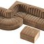 Arflex sofa 9000 Modular set 3D