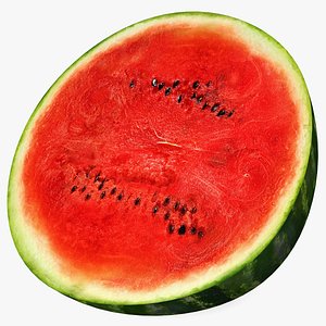 Half of Fresh Watermelon