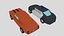 LowPoly Cars (Muscle car and Police car)