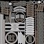 Short Turbofan Thrust Unit White