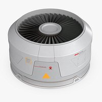 Short Turbofan Thrust Unit White