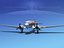 3d model dc-3 douglas air