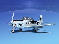 Beechcraft T-34 Mentor V04 USAF