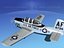 beechcraft t-34 mentor usaf 3D