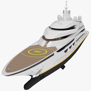 Mary Yacht 3D model