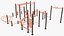 Street Workout Equipment V7 3D model