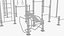 Street Workout Equipment V7 3D model