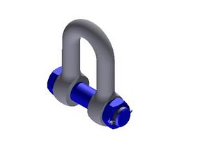 shackle type d 35t 3d 3ds