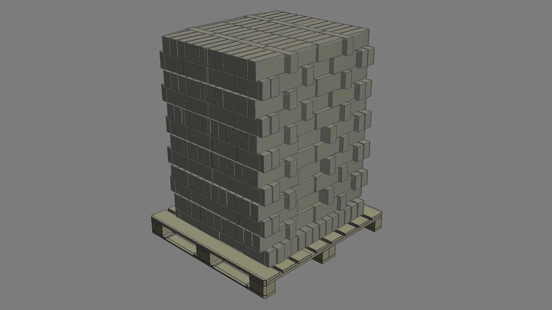 3D construction materials model https://p.turbosquid.com/ts-thumb/Go/N8uH94/ImTnLQ3c/pallet_bricks_mesh_01/jpg/1591272995/1920x1080/fit_q87/90dc12f78e8ab66b14d56cf6432418a67d6000f9/pallet_bricks_mesh_01.jpg