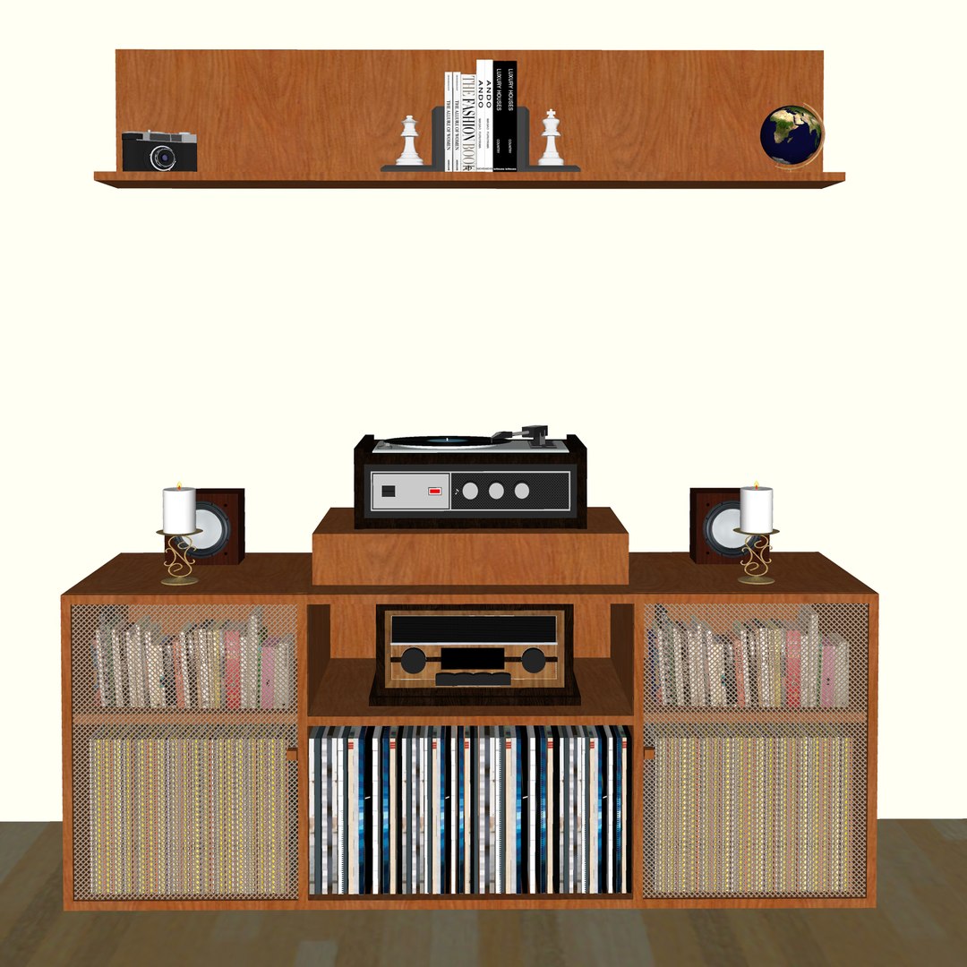 Table For Authentical Discs 3D Model - TurboSquid 2109459
