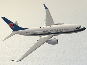 boeing 737-700 china southern 3D