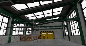 Warehouse Interior And Exterior