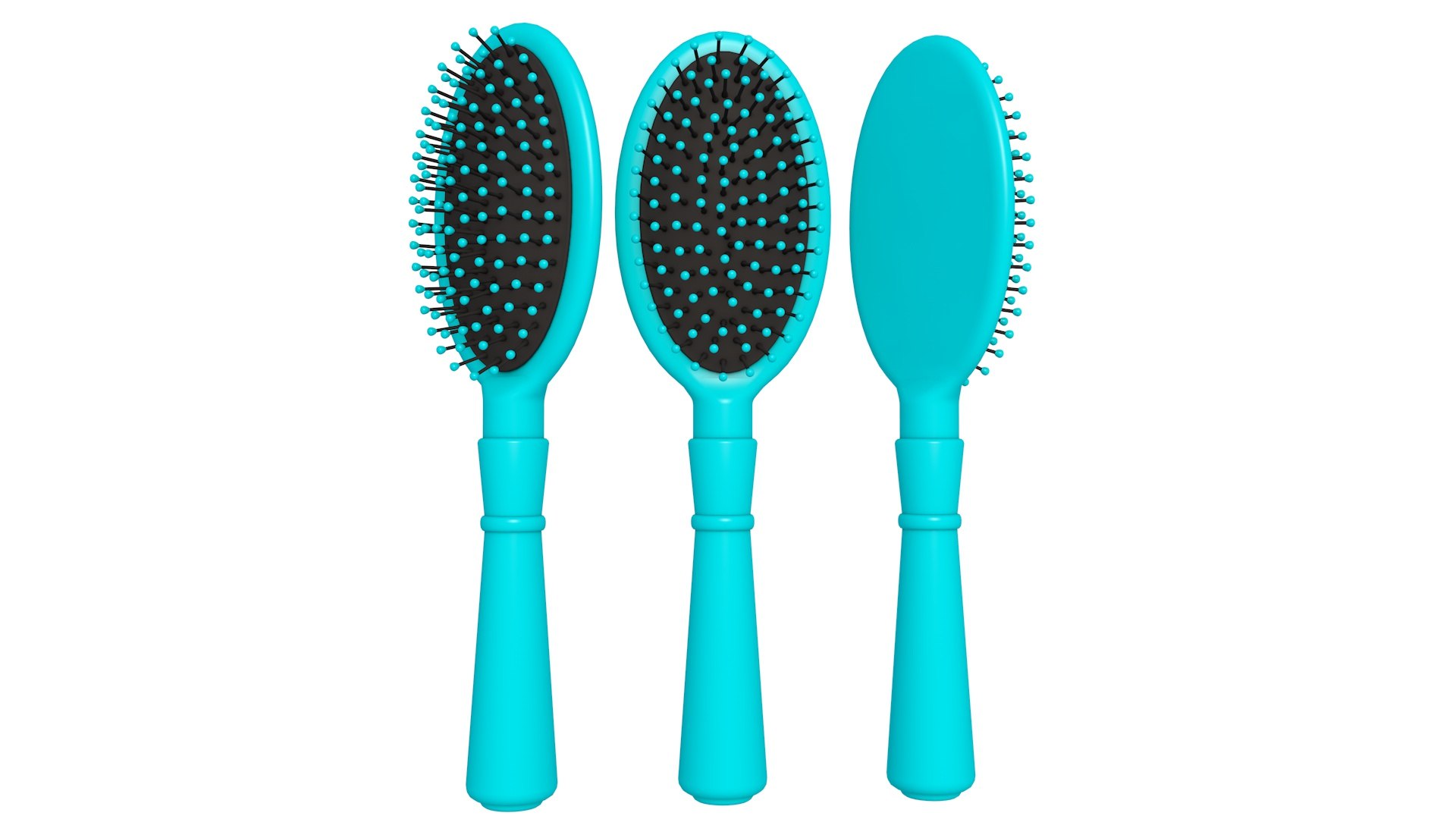 Natural Bristle Brush 3D TurboSquid 2031049