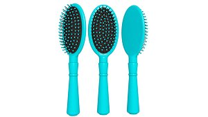 Natural Bristle Brush 3D