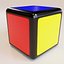 1x1x1 Kostka Rubika Model 3D