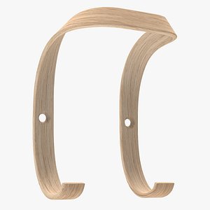 3D model Wood Wall Hook