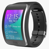Samsung Gear S Black 3D Model