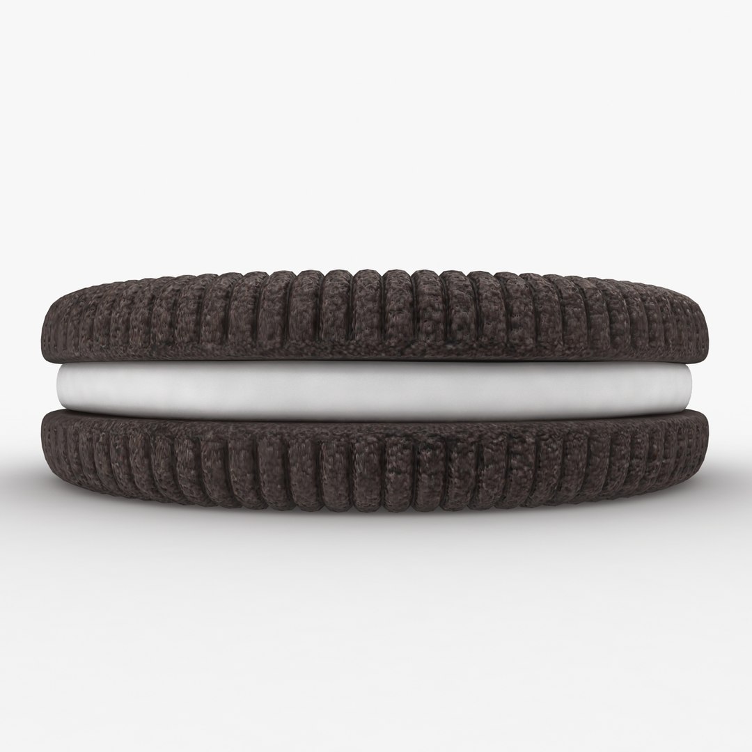 Realistic Oreo Cookie Obj