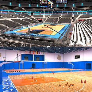 basketball 2 arena gym 3D
