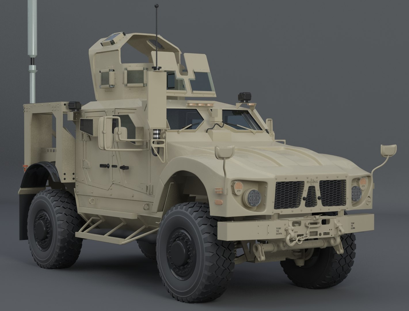 Oshkosh Atv 3d Model