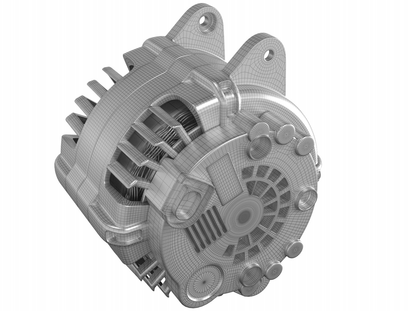 Alternator Car Model TurboSquid 1978699