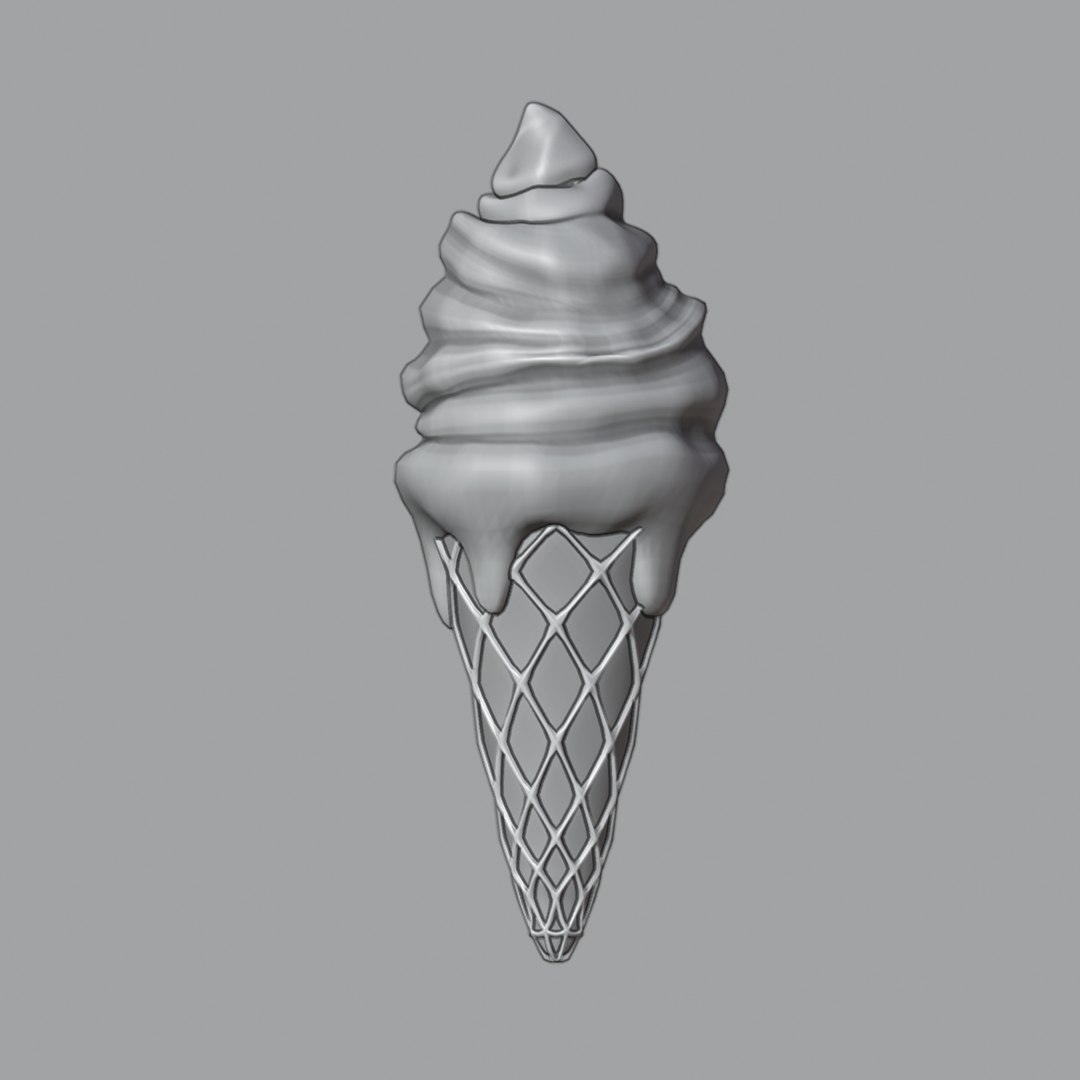 3D Ice Cream Model - TurboSquid 2079251
