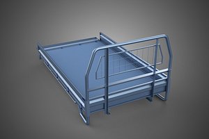 BLUE REAR GATE TAILGATE BODY DOOR PICKUP DROP SIDE LOAD BED TRUCK CAR TYPE 27