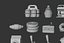Coffee Shop 3D Icon Pack 3D