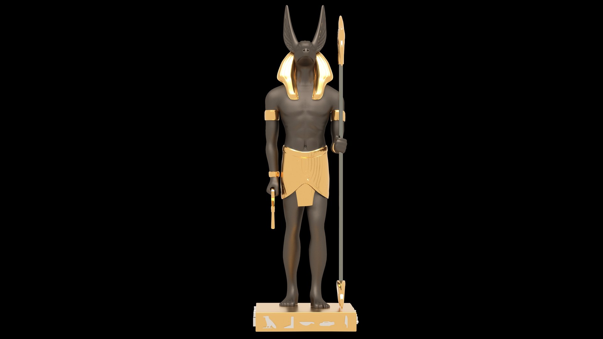 Ancient Egyptian God Anubis 3d Model Turbosquid 1970546