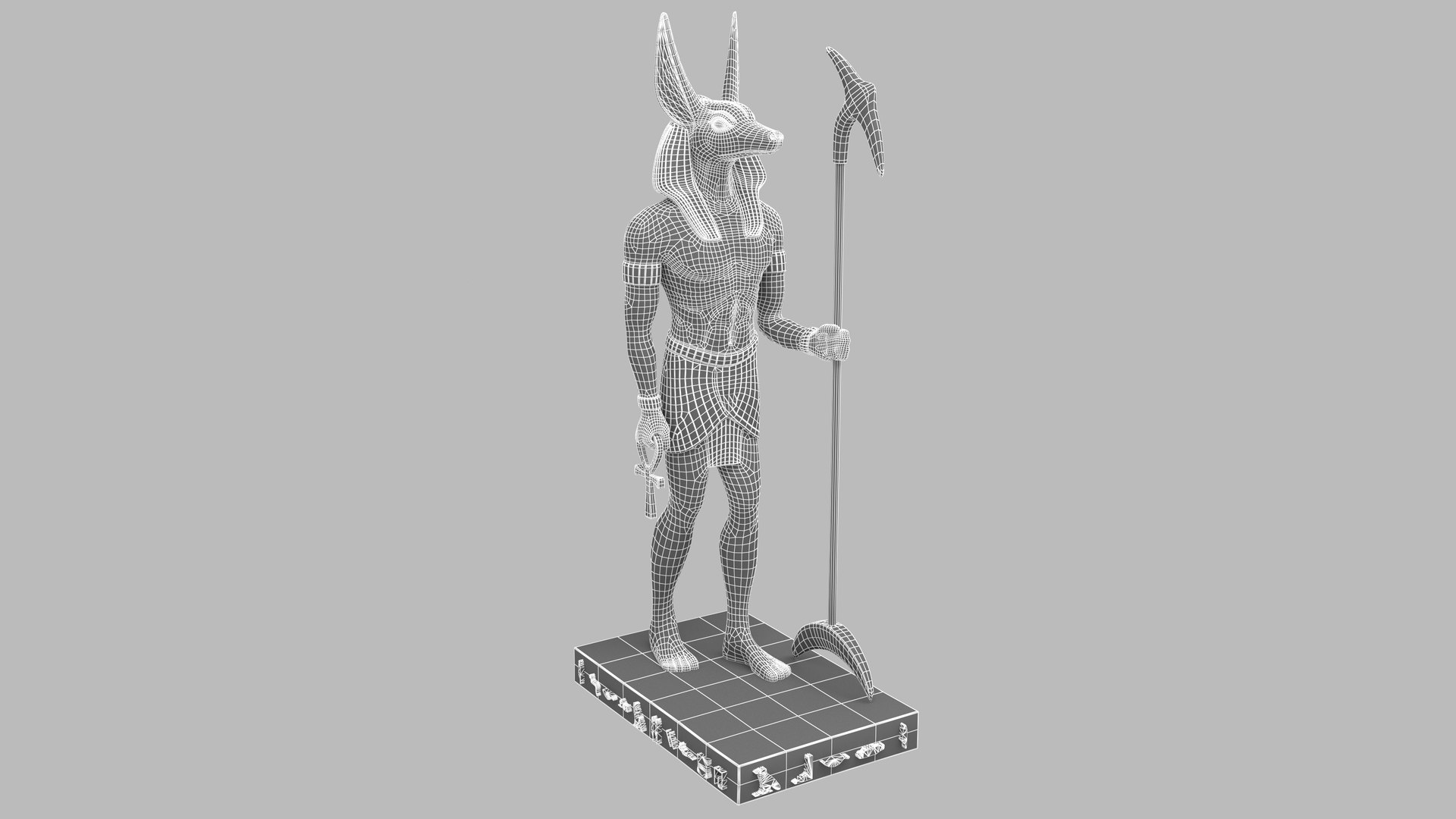 Ancient Egyptian God Anubis 3D Model - TurboSquid 1970546