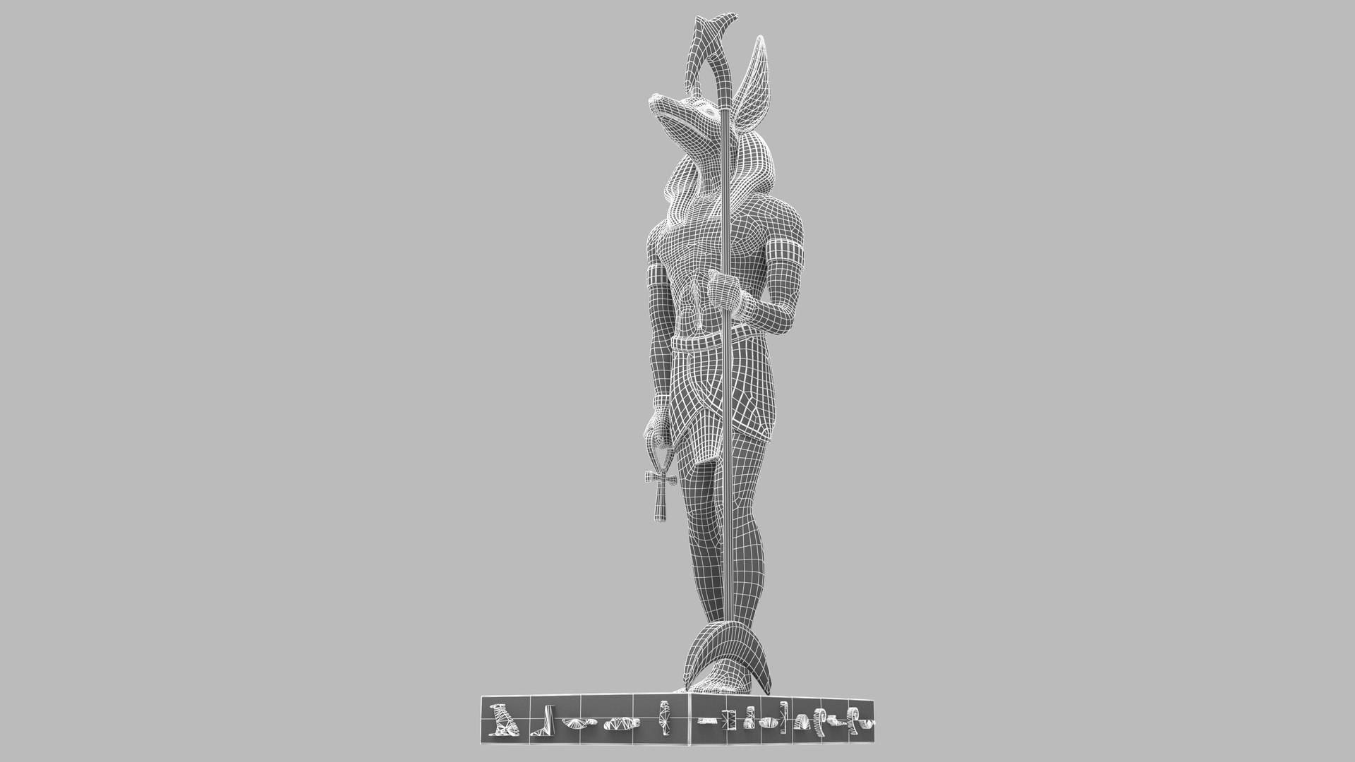 Ancient Egyptian God Anubis 3D Model - TurboSquid 1970546