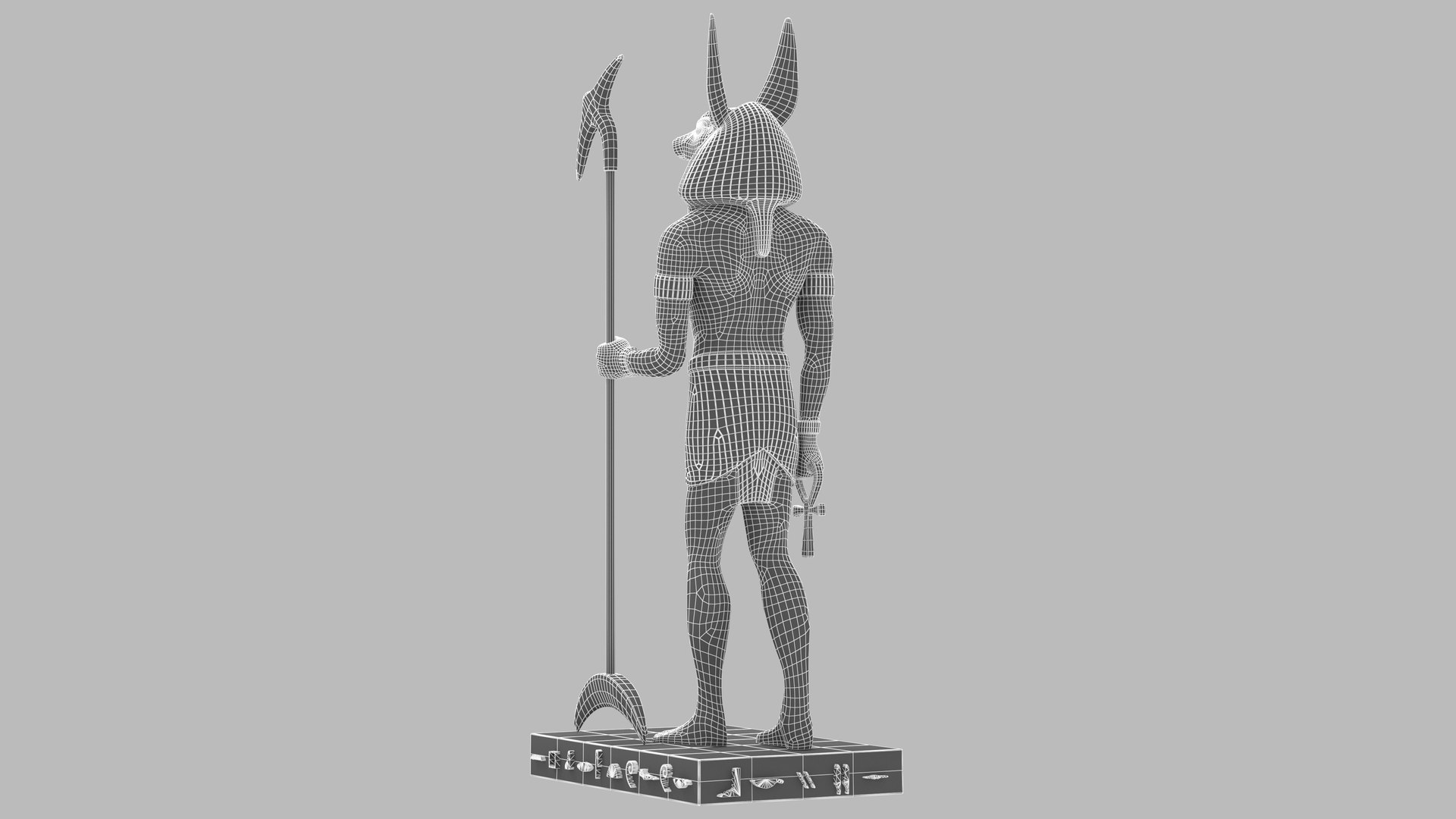 Ancient Egyptian God Anubis 3D Model - TurboSquid 1970546