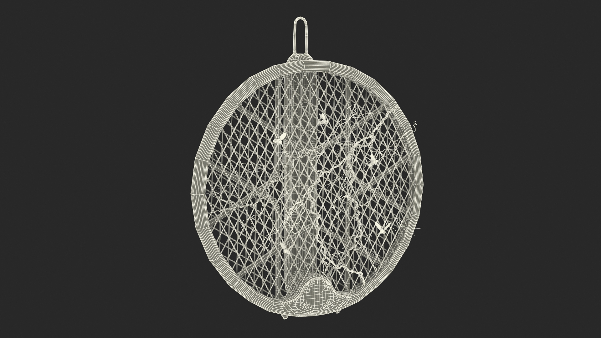 3D Folded Mosqzap Fly Swatter With Electricity - TurboSquid 2385095