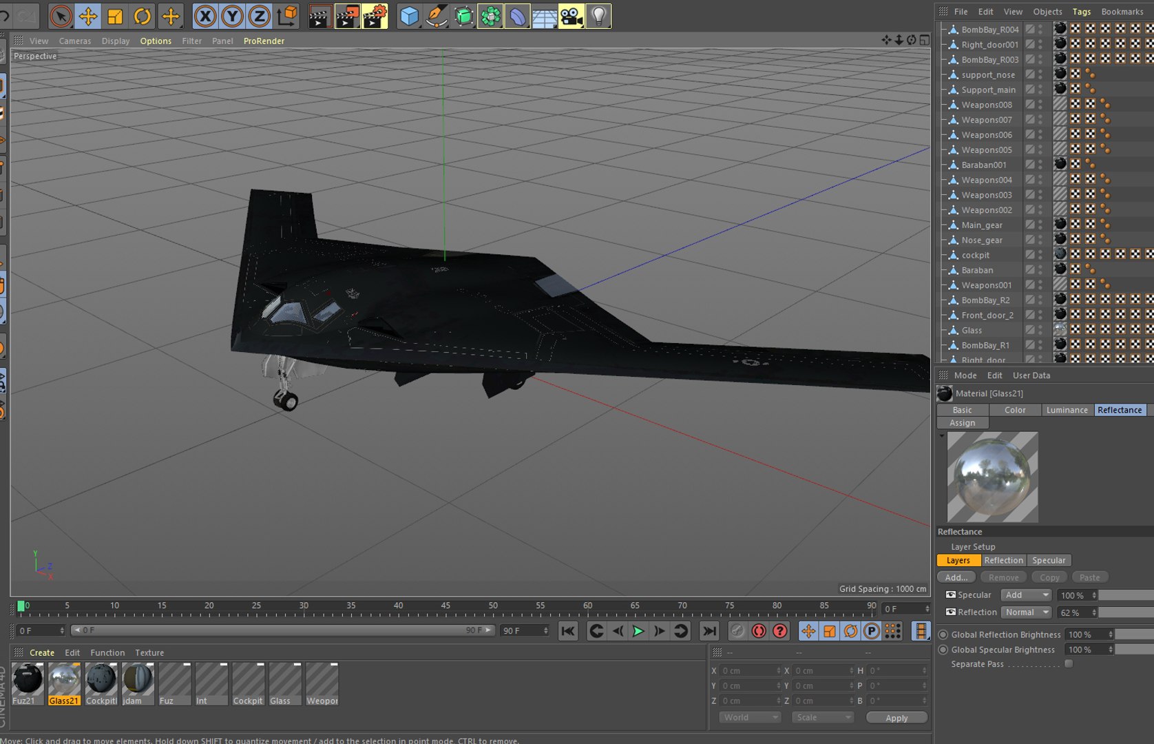 B-21 Raider 3D - TurboSquid 1996283