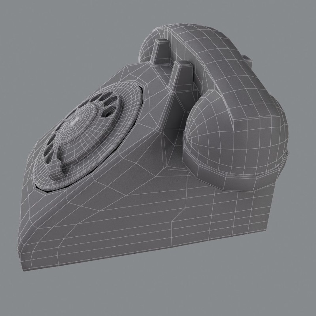 3d Model Of Phone Red