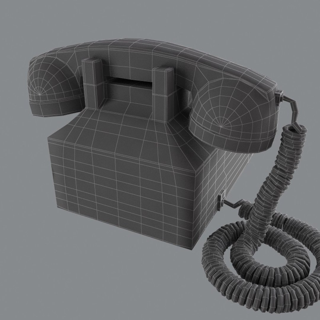 3d Model Of Phone Red