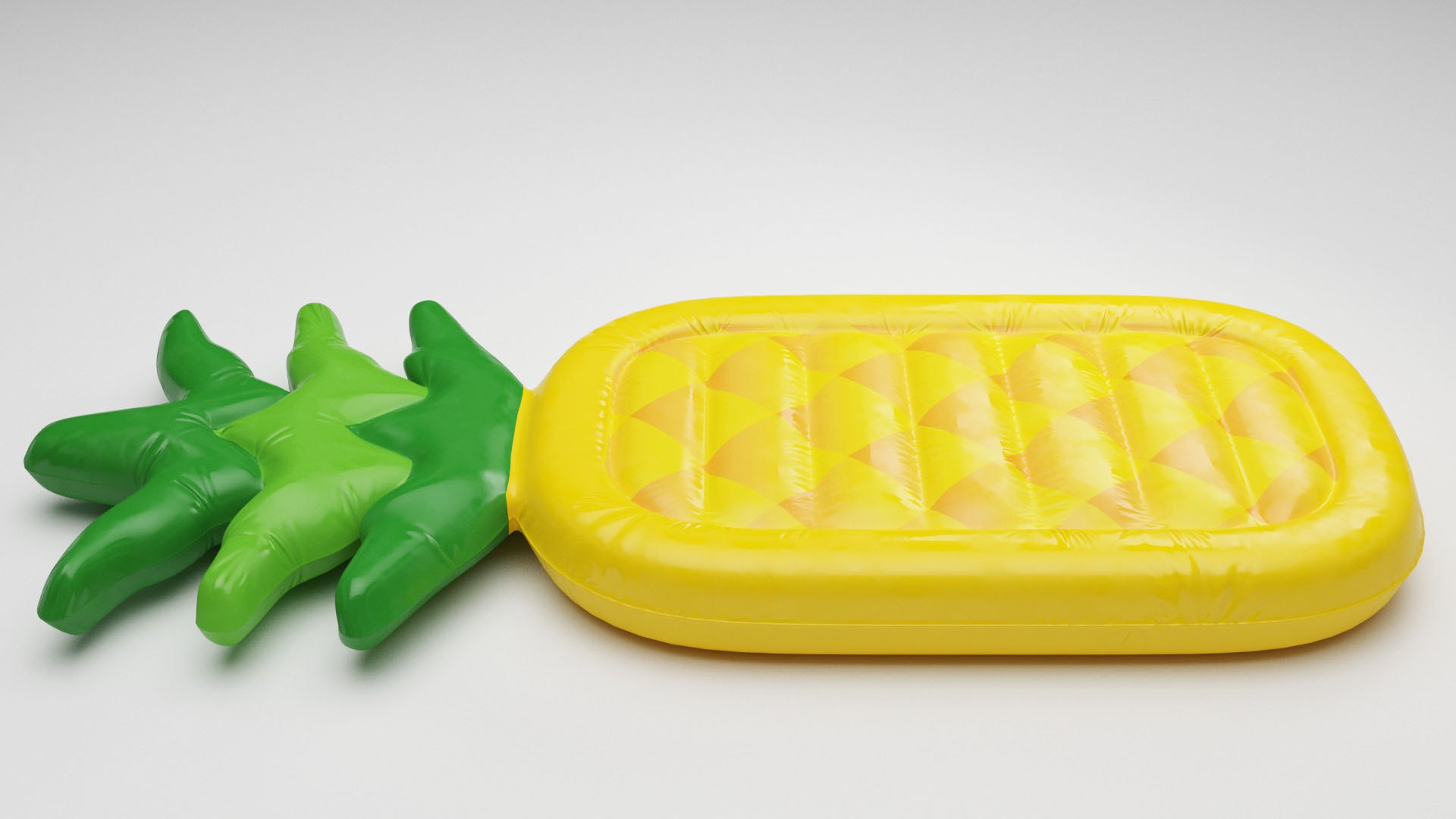 3D Inflatable Pinapple Mattres - TurboSquid 2348519