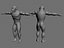 3d wolf man