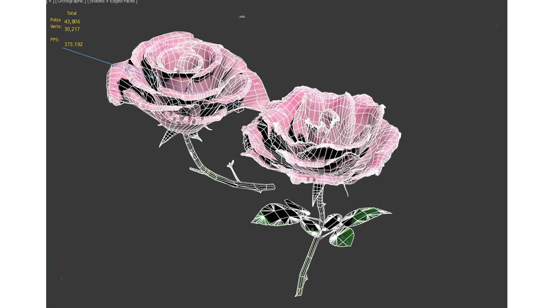 Rose Flower 3D Model - TurboSquid 2243519
