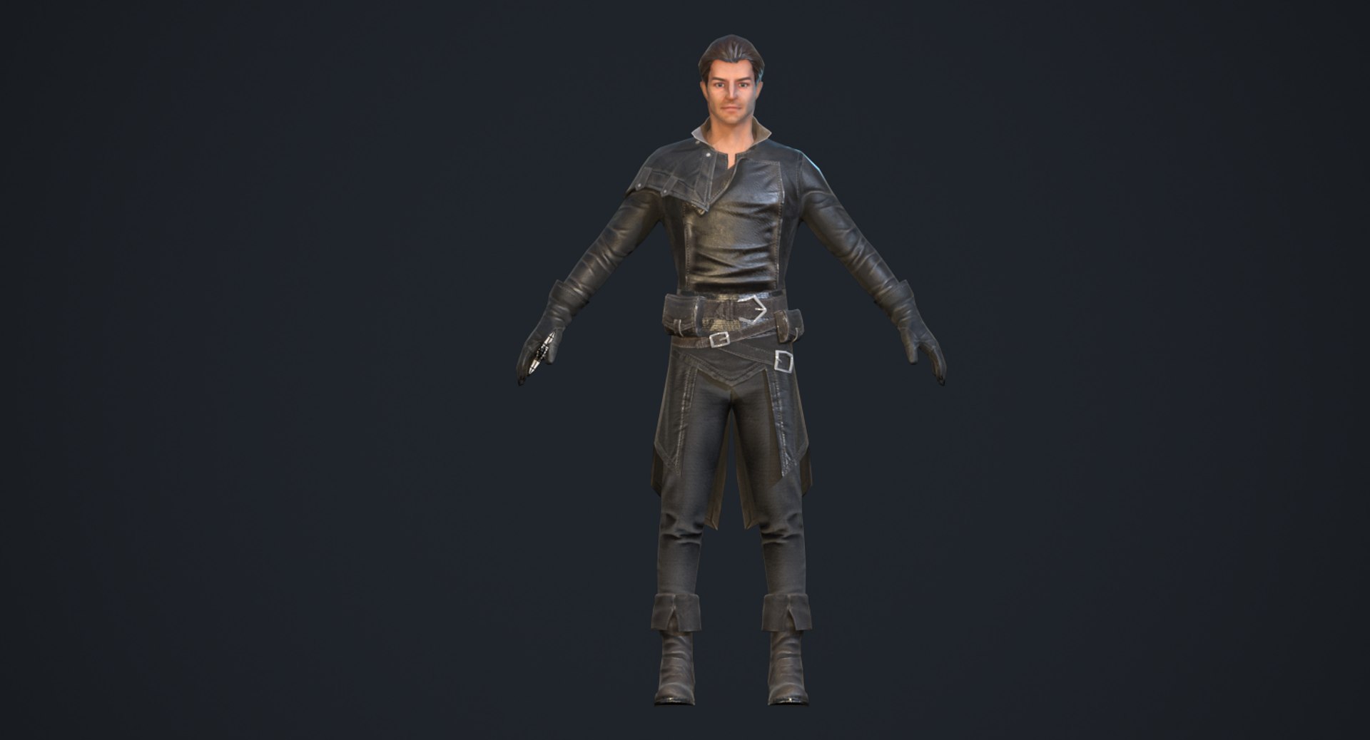3D Model Real-time Rigged Hero Rogue - TurboSquid 1289774