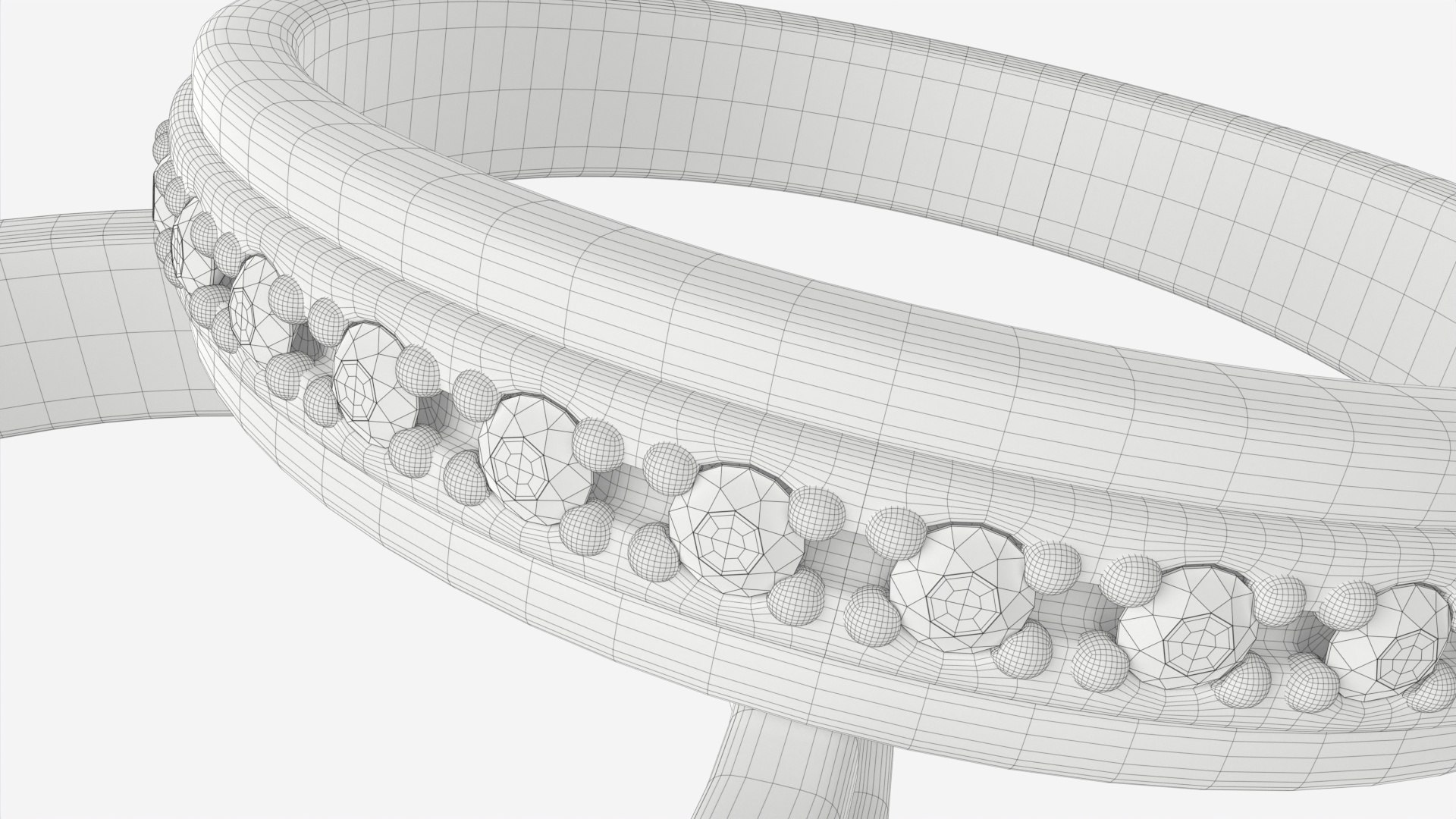 Gold Diamond Ring Jewelry 08 3D Model - TurboSquid 1968828