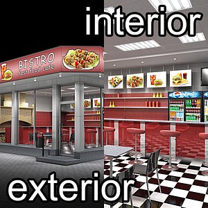 3d max fast food