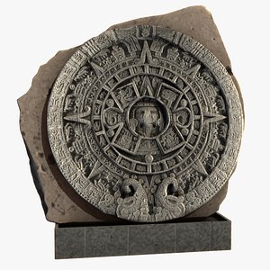 3D aztec calendar