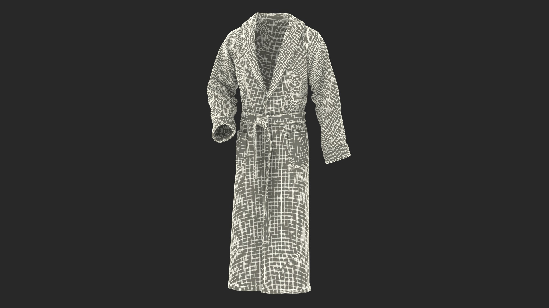 Spa Bathrobe 3D Model - TurboSquid 2130539