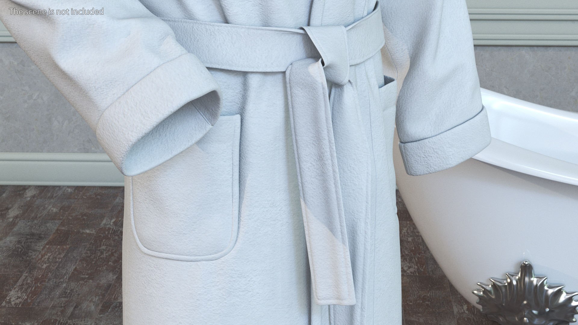 Spa Bathrobe 3D Model - TurboSquid 2130539