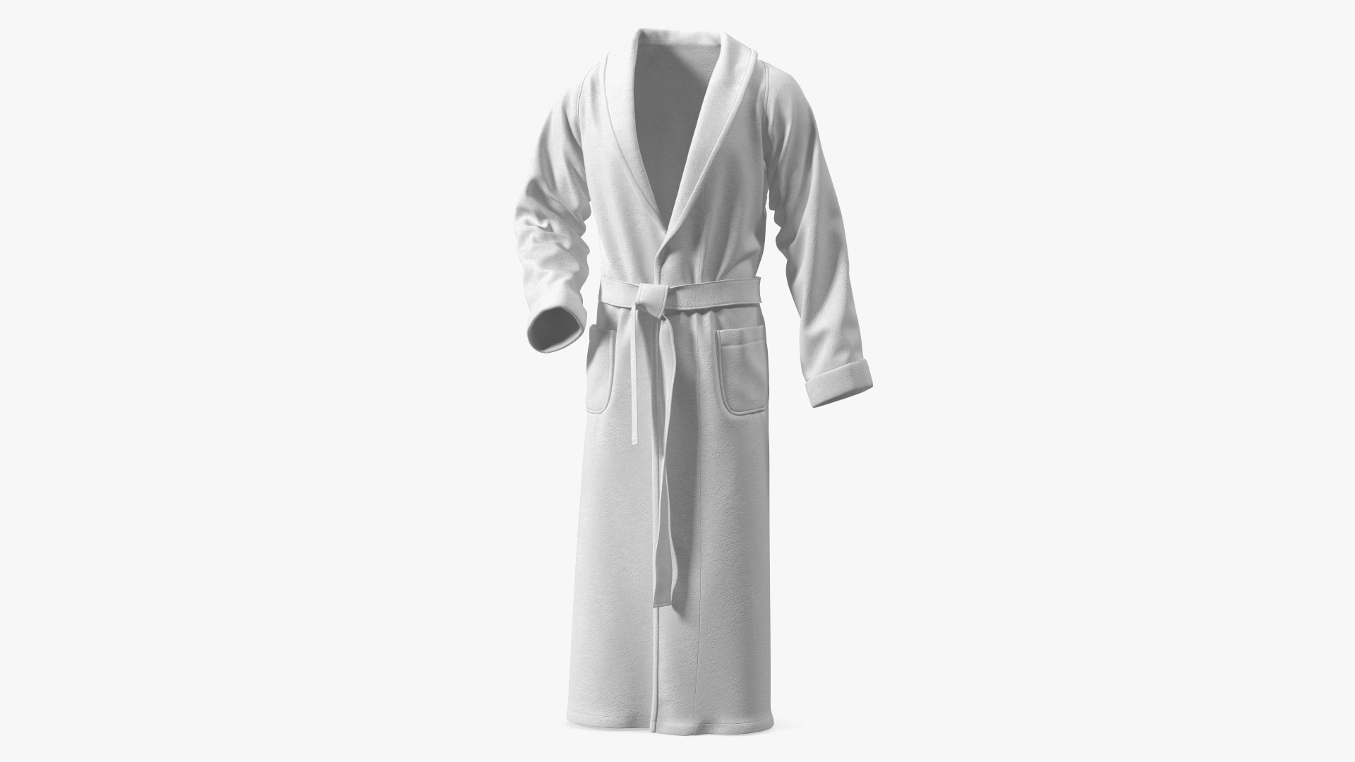 Spa Bathrobe 3D model preview