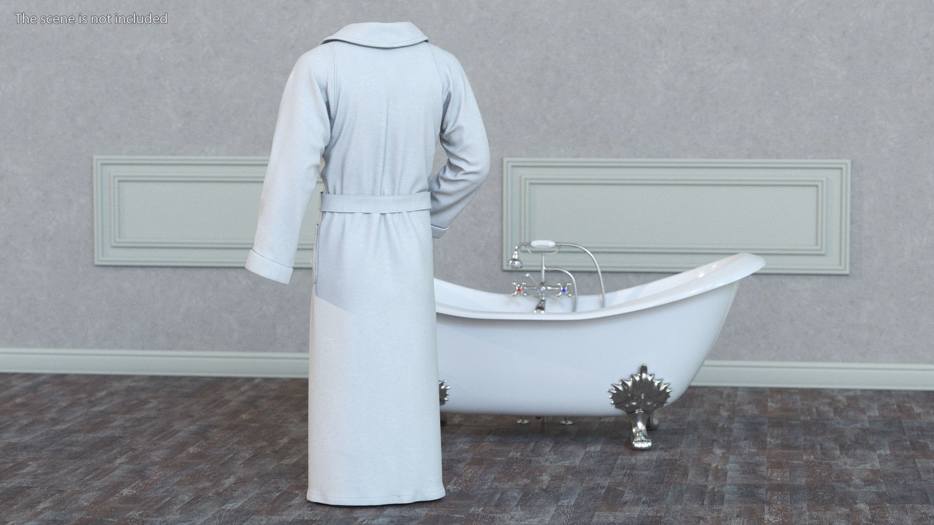 Spa Bathrobe 3D Model - TurboSquid 2130539
